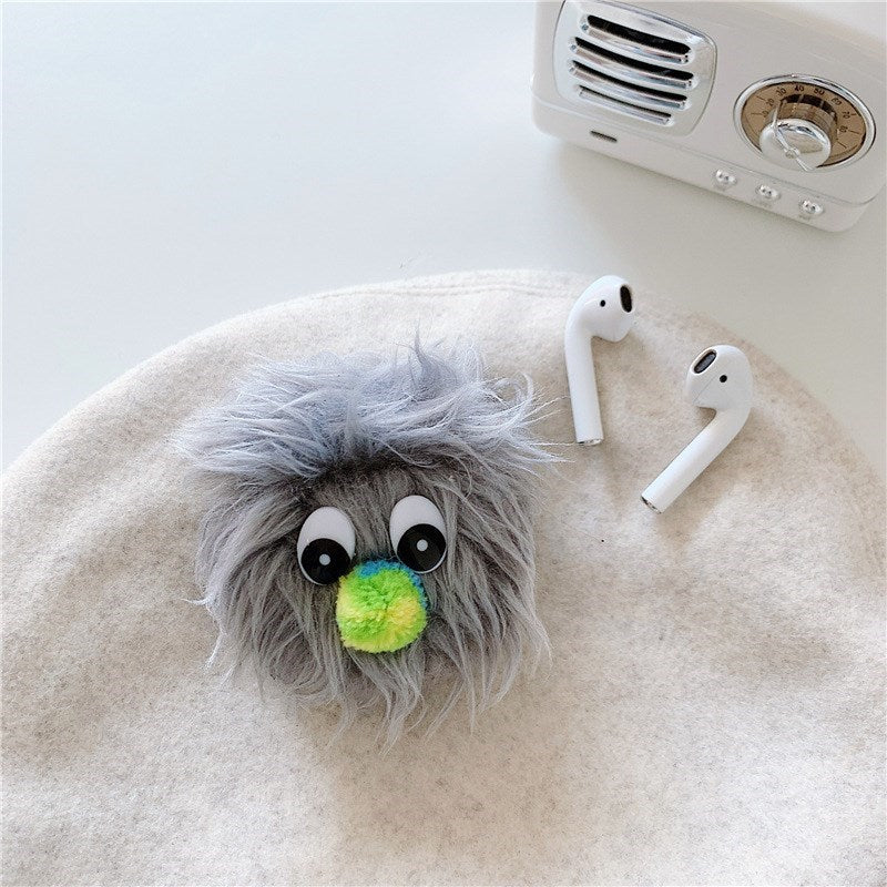 Uniqkart for Airpods 1/2 Pro Silicone Cover Case Hair Monster Wireless Bluetooth Earphones Protector - Uniqkart for Airpods 1/2