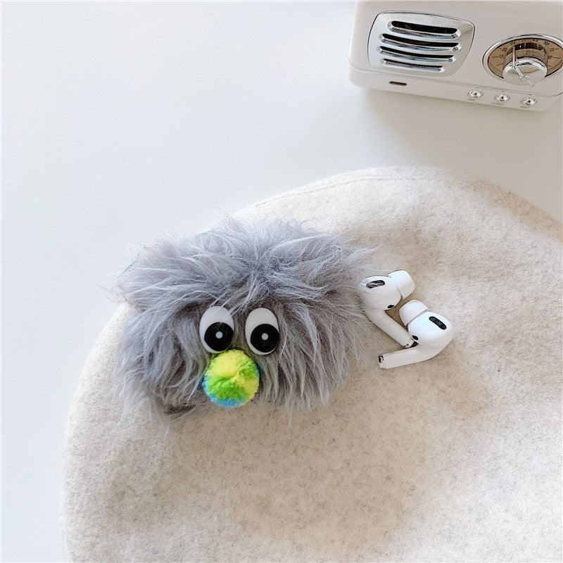 Uniqkart for Airpods 1/2 Pro Silicone Cover Case Hair Monster Wireless Bluetooth Earphones Protector - Uniqkart for Airpods Pro