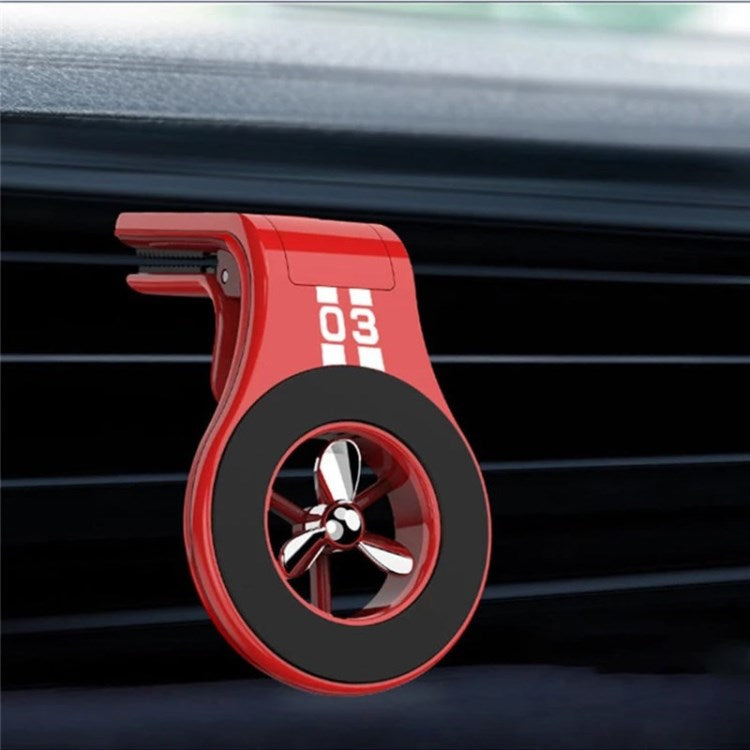 2 in 1 Magnetic Car Phone Mount Holder Bracket Multifunctional Aromatherapy - Red