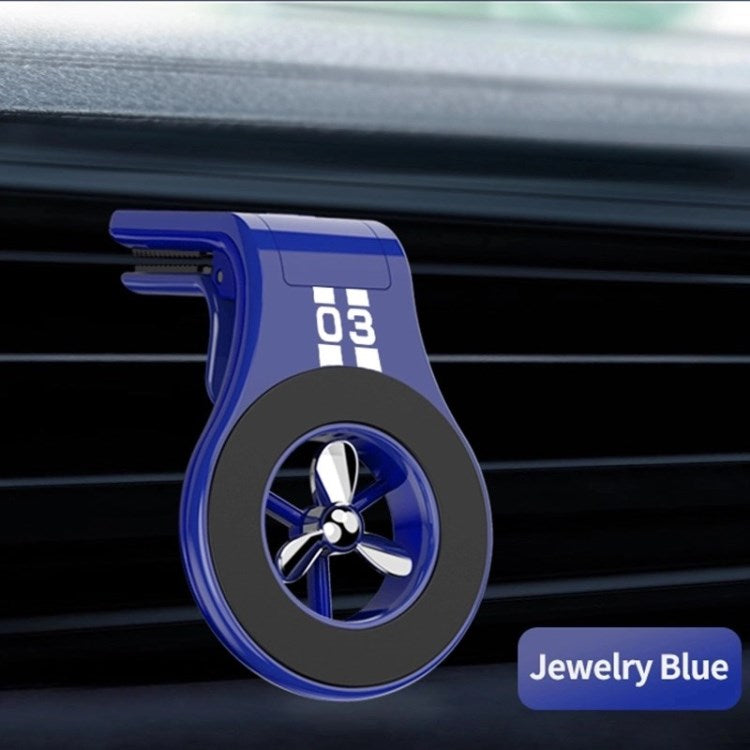 2 in 1 Magnetic Car Phone Mount Holder Bracket Multifunctional Aromatherapy - Blue