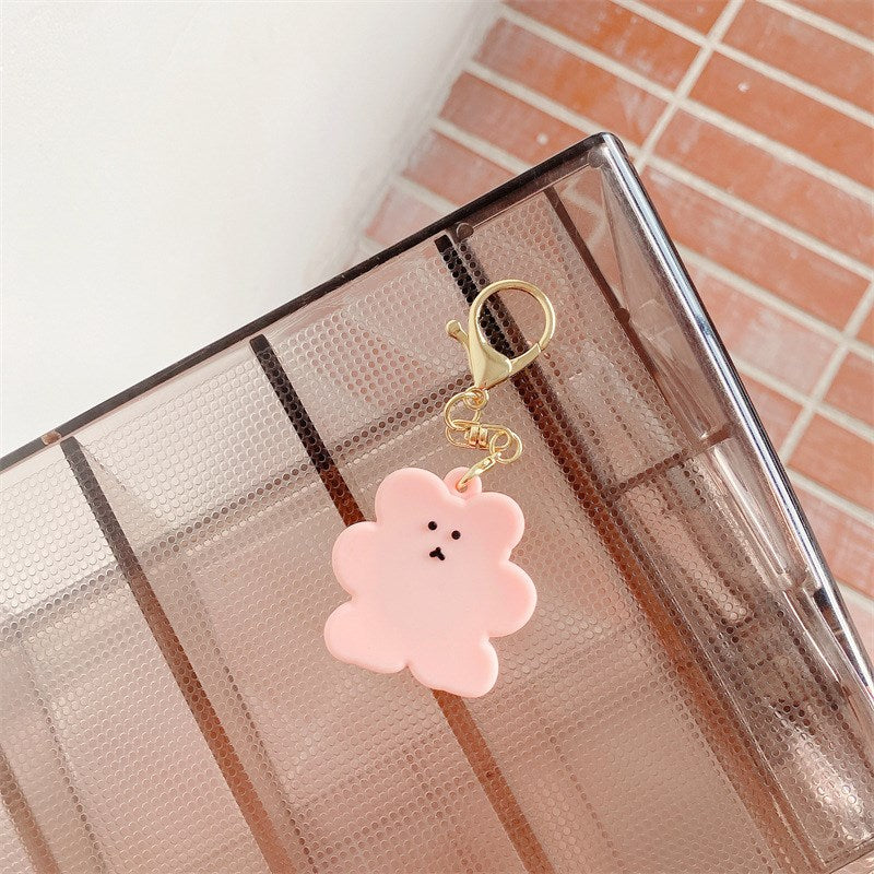 Uniqkart for Apple AirTag Case Cookie Bear Tracker Cover - Pink