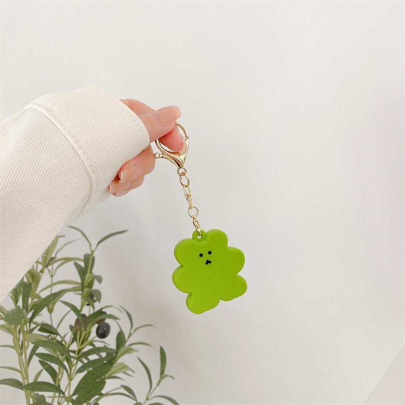 Uniqkart for Apple AirTag Case Cookie Bear Tracker Cover - Green