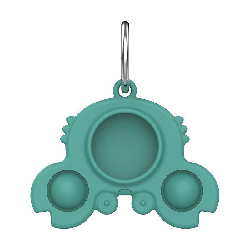 Uniqkart for Apple AirTag Silicone Case Cover Bluetooth Location Tracker Protector - Green