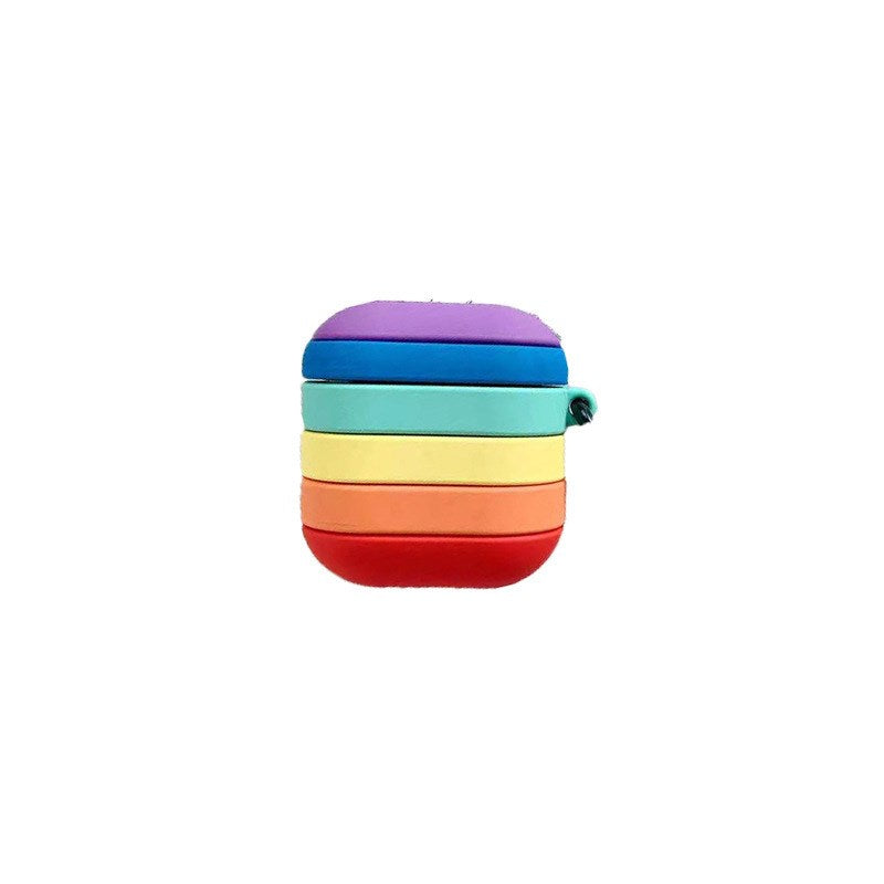 Uniqkart for Apple AirPods 1/2/Pro Earphone Cover Rainbow Bluetooth Headphones Case - Uniqkart for AirPods 1/2