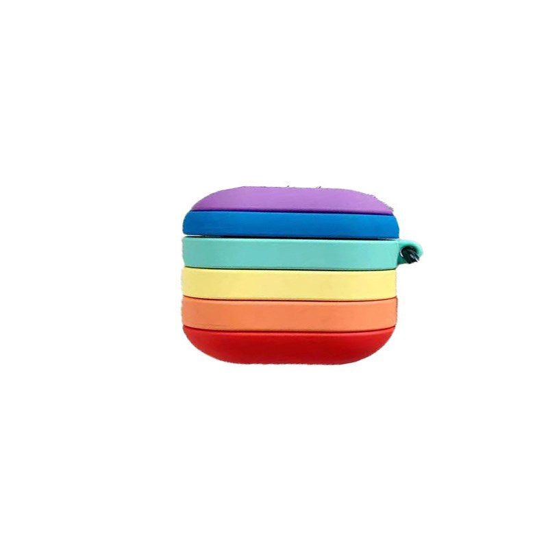 Uniqkart for Apple AirPods 1/2/Pro Earphone Cover Rainbow Bluetooth Headphones Case - Uniqkart for AirPods Pro