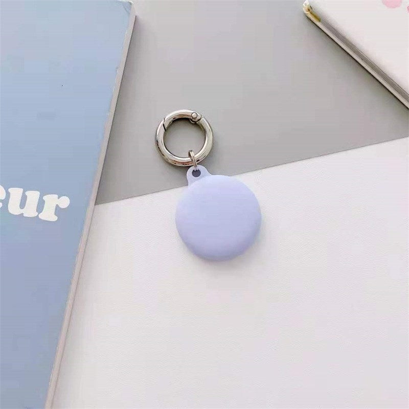 Uniqkart for Apple AirTag Tracker Case Cover Matte Silicone Protector - Purple