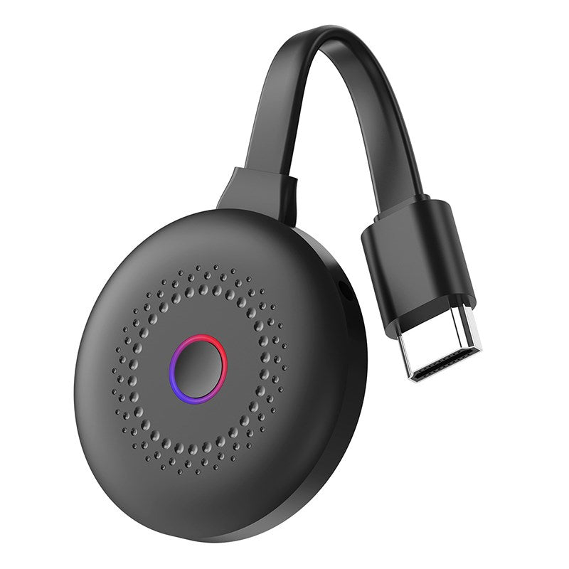 2.4G Wireless HDMI Dongle Adapter 1080p HD TV Video Receiver for Android iOS - Black