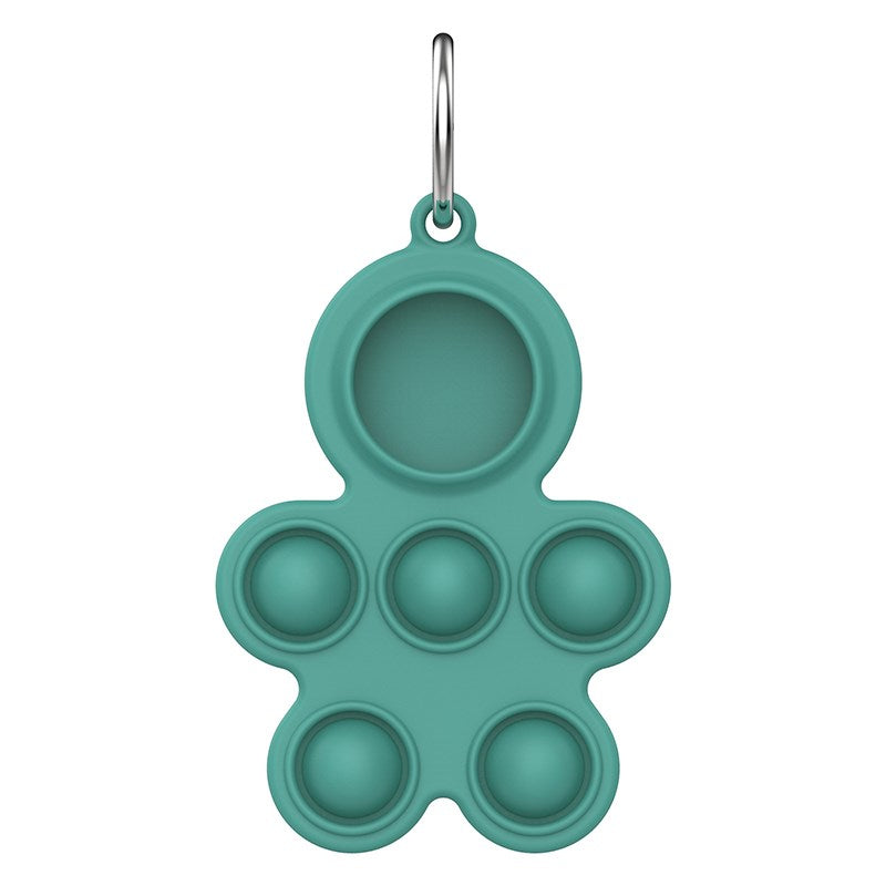 Uniqkart for Apple AirTag Tracker Protective Case Soft Silicone Cover - Green