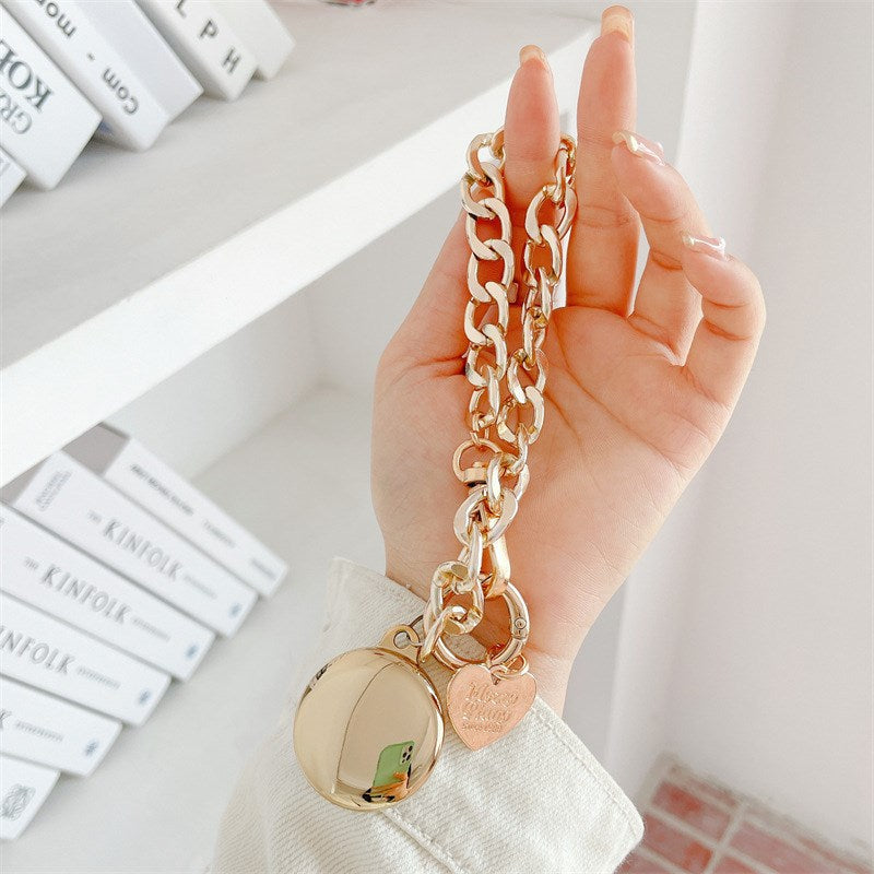 Uniqkart for Apple AirTag Cover Silicone Tracker Case - Gold