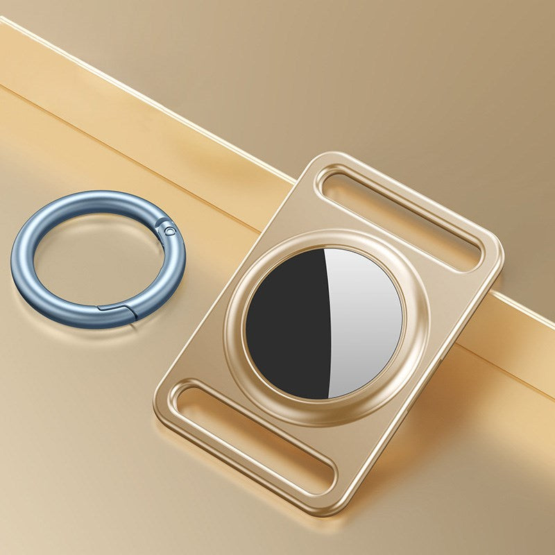 2Pcs/Set Anti-lost Location Tracking Protective Cover Case for Apple AirTag - Gold