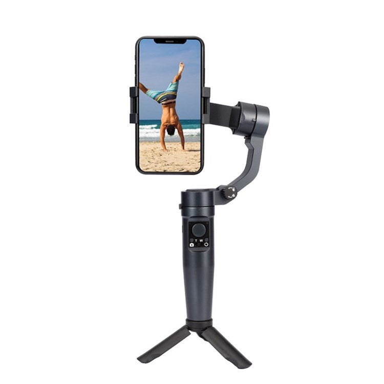 FY3 Auto Smart Face Tracking Selfie Foldable Phone Tripod Holder for Video Recording - Black