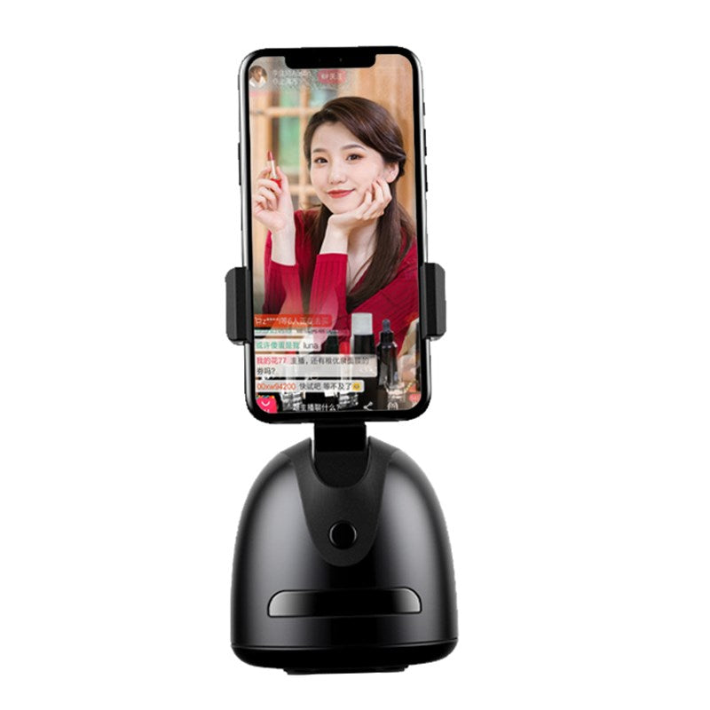 P2S Auto-tracking Face Body Camera Phone Mount Holder for Videos and Photos - Black