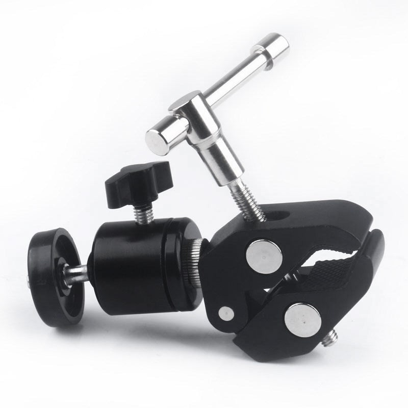 Uniqkart for Fill Light Camera Mount Stabilizer Supported Holder Stand Photography Accessory - Black