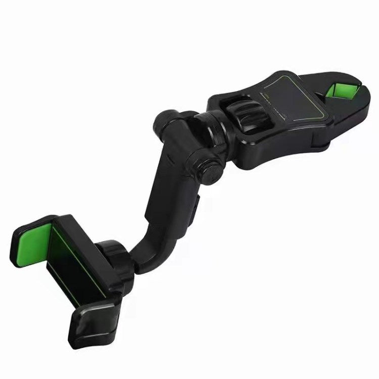 Car Phone GPS 360° Rotation Reviewer Mirror Car Phone Stand Holder Clip