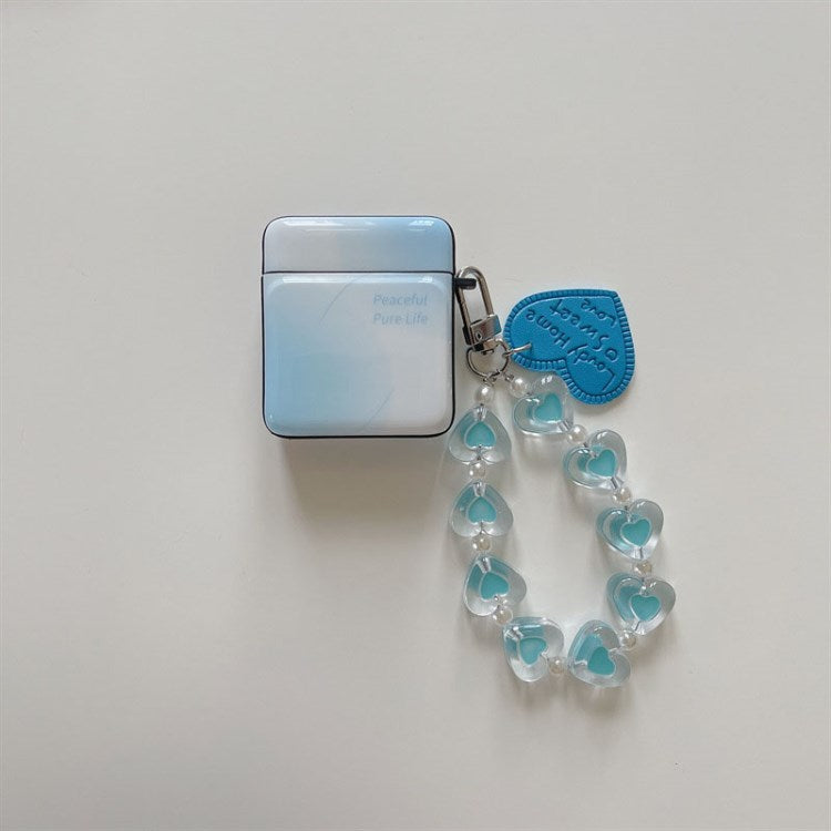 for Apple AirPods Pro/1/2/3/with Charging Case (2016)/with Wireless Charging Case (2019)/with Charging Case (2019) Charging Box Cover Square Bluetooth Earphone Case - Blue/for AirPods 1/2