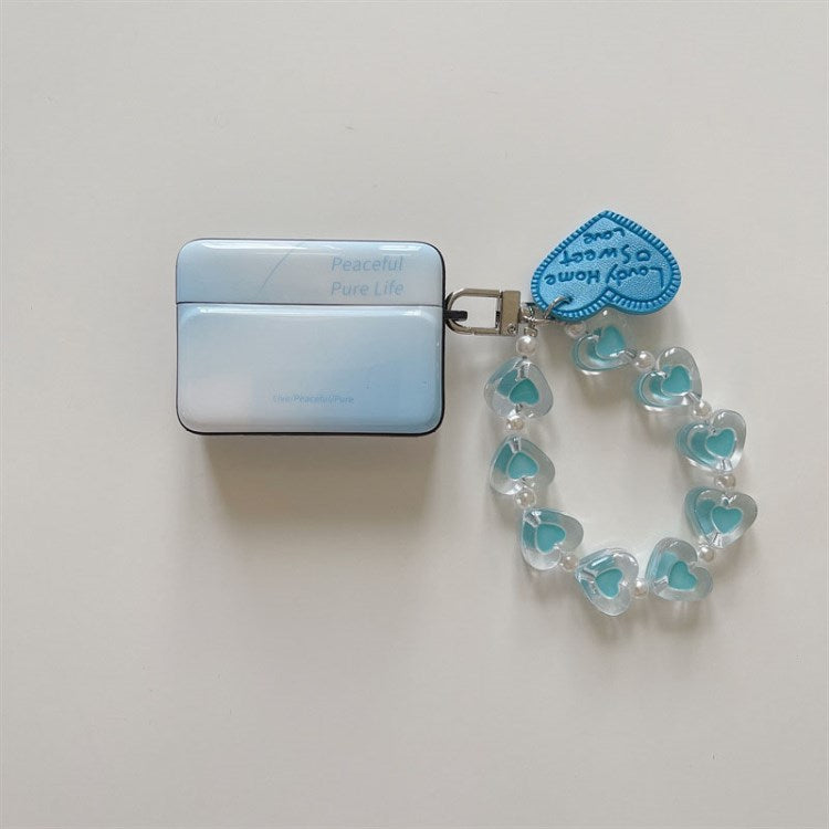 for Apple AirPods Pro/1/2/3/with Charging Case (2016)/with Wireless Charging Case (2019)/with Charging Case (2019) Charging Box Cover Square Bluetooth Earphone Case - Blue/for AirPods 3