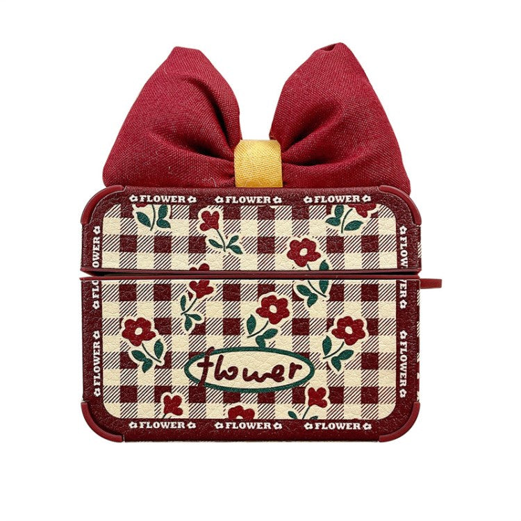 for Apple AirPods Pro/1/2/3/with Charging Case (2016)/with Wireless Charging Case (2019)/with Charging Case (2019) Earphone Box Case Red Flower Earphone Earbuds Cover - for AirPods 3