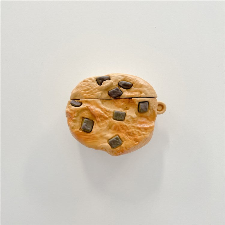 for Apple AirPods Pro/1/2/3/with Charging Case (2016)/with Wireless Charging Case (2019)/with Charging Case (2019) Earphone Box Cover Chocolate Cookies Bluetooth Earbuds Case - Yellow/for AirPods 1/2