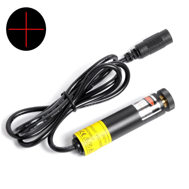 Laser Positioning Light Right Angle Cross Straight Line Dot Garment Cutting Clothing Tool - Black/EU Plug/Red Cross 200wm