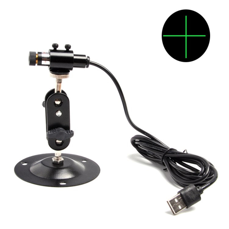 Garment Clothing Tools Laser Positioning Light Measurement Lamp - Black/USB Plug/Green Cross 200wm