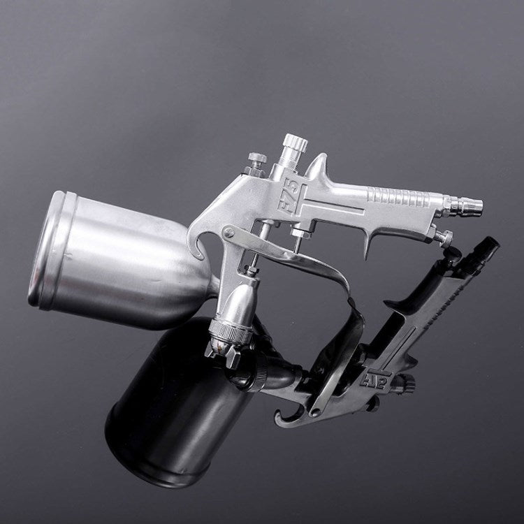 1/4 1.5mm Professional Siphon Paint Spray Gun Aluminum Latex Paint Spray Tool - F75G(Upper Pot)