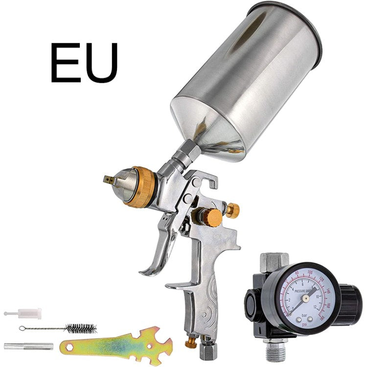 Automotive Paint Touch-Up HVLP Spray Gun with 1.4mm Fluid Tip and Regulator - EU