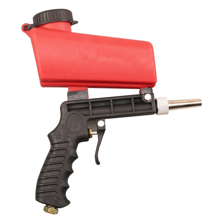 90PSI Pneumatic Sand Blaster Gun Kit Sandblaster Sandblaster Sandblasting Gun for Sandblast Blast Cabinet - Red