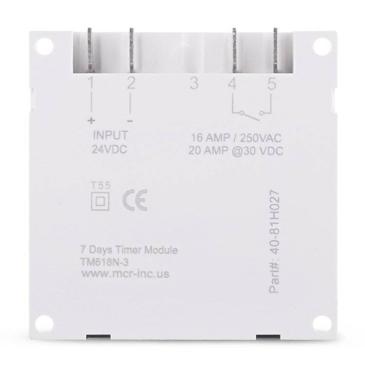 Sinometer TM618N 24V Timer Switch 7 Days Weekly Programmable Digital Time Relay Power Supply Timer for Home Kitchen