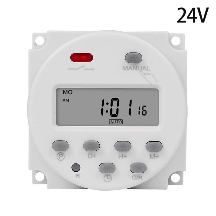 CN101A 24V Countdown Timer Switch 7 Days Weekly Time Controller for Bathroom Fan Heater Light