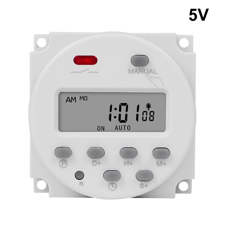 CN101S 5V 7-Day Home Appliances Countdown Timer Switch Programmable Time Relay Programmer for Lights Fan Motors