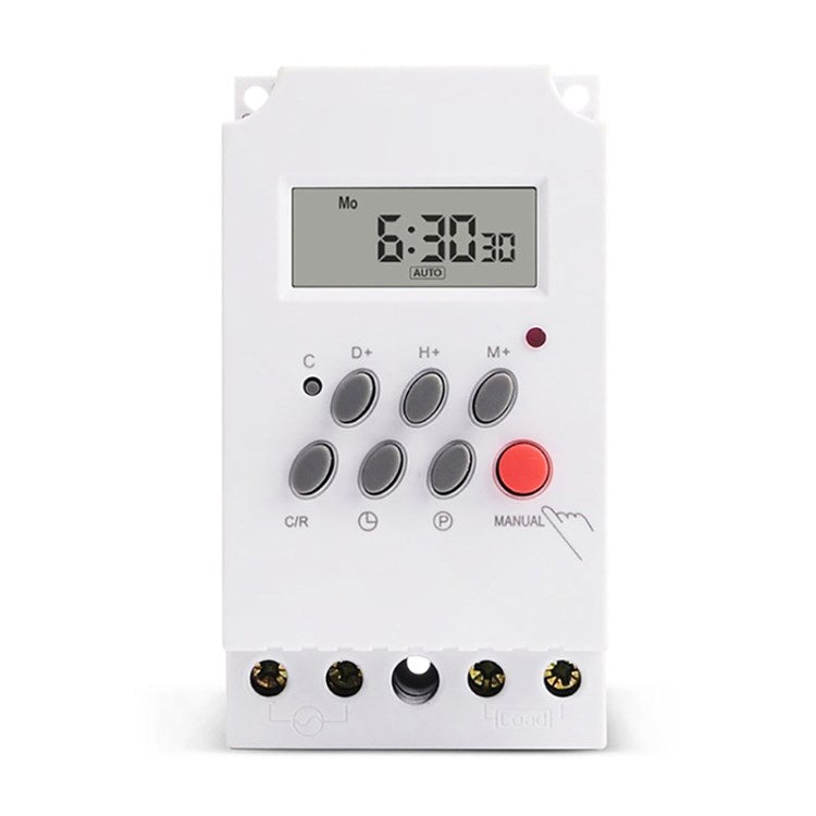 KG316T-II 220V 30A Digital LCD Power Programmable Timer Switch Relay Time Control Switch