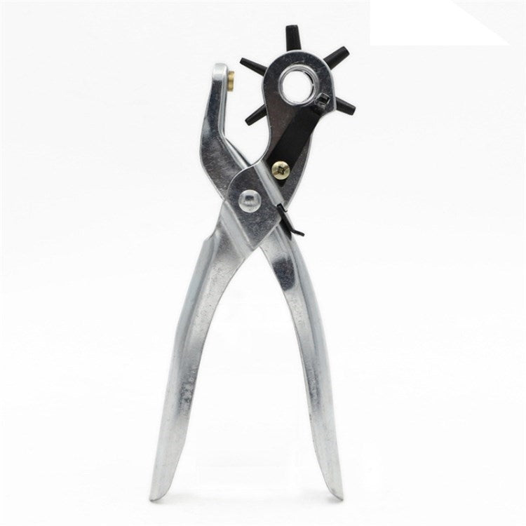 Leather Belt Hole Punch Plier Leather Hole Punch Tool for Leather Rubber Plastic - Smooth Handle
