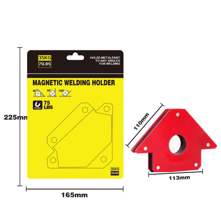 75lbs Magnetic Welding Holder Strong Magnetic Welding Positioner Auxiliary Bracket Magnetic Iron Right Angle Magnet