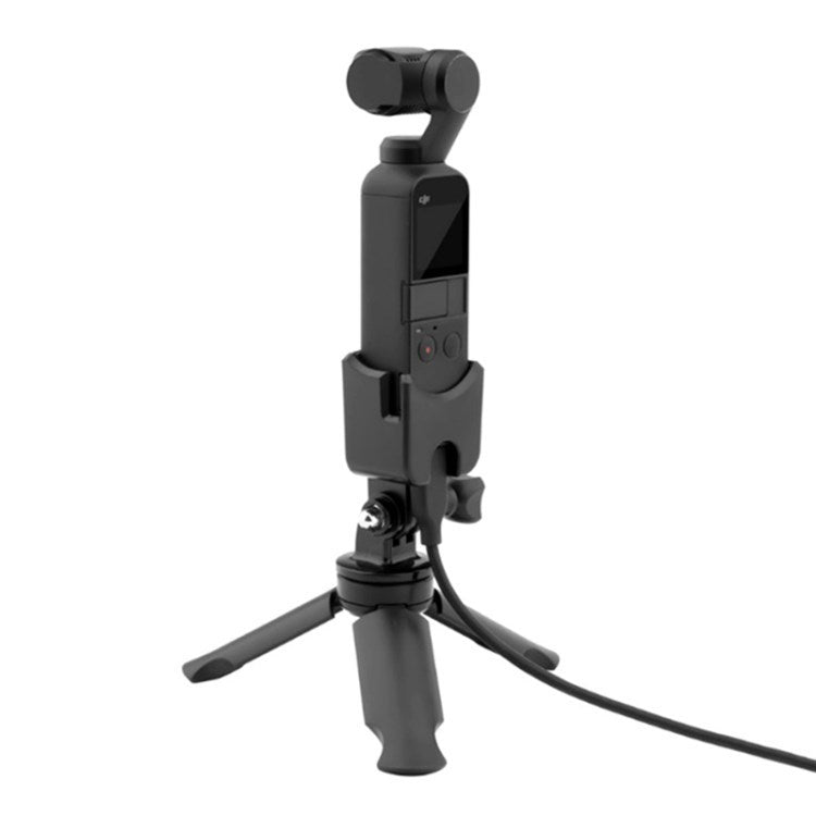 Action Camera Expanded Set for DJI OSMO Pocket 2/1 Gimbal Holder with Tripod Stand - Black