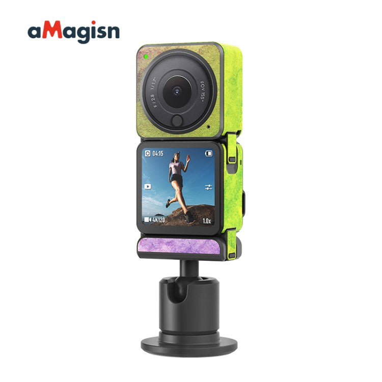 Uniqkart Protective Sticker Film Skin for DJI Action 2 Camera Protector Cover for DJI Action 2 Dual-Screen - Green