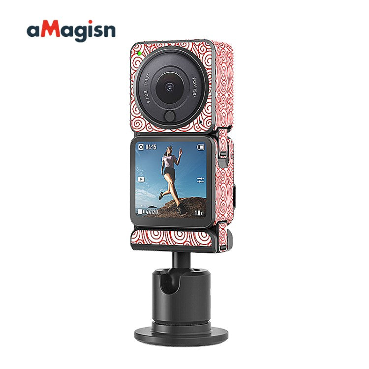 Uniqkart Protective Sticker Film Skin for DJI Action 2 Camera Protector Cover for DJI Action 2 Dual-Screen - Clouds