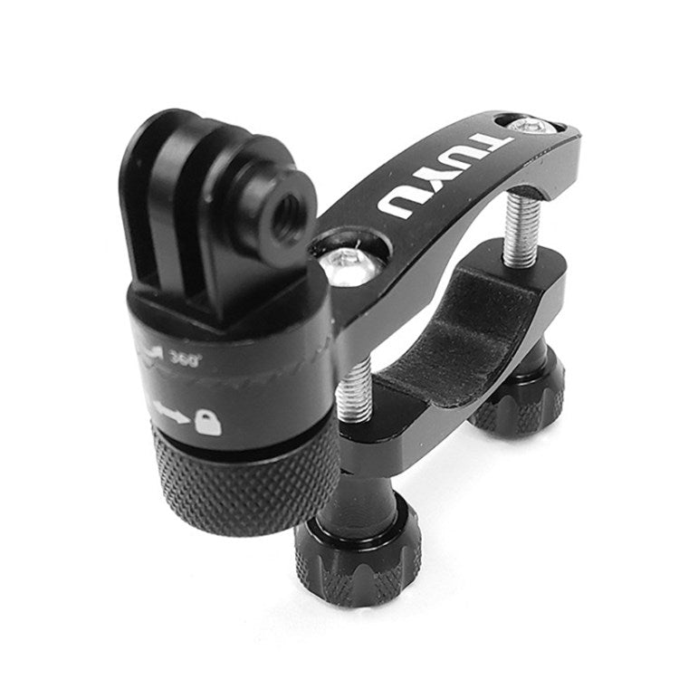 Uniqkart Bicycle Motorcycle Handlebar Mount Camera Holder for Gopro Hero 10/9/8/7/6/5/4, DJI OSMO Action