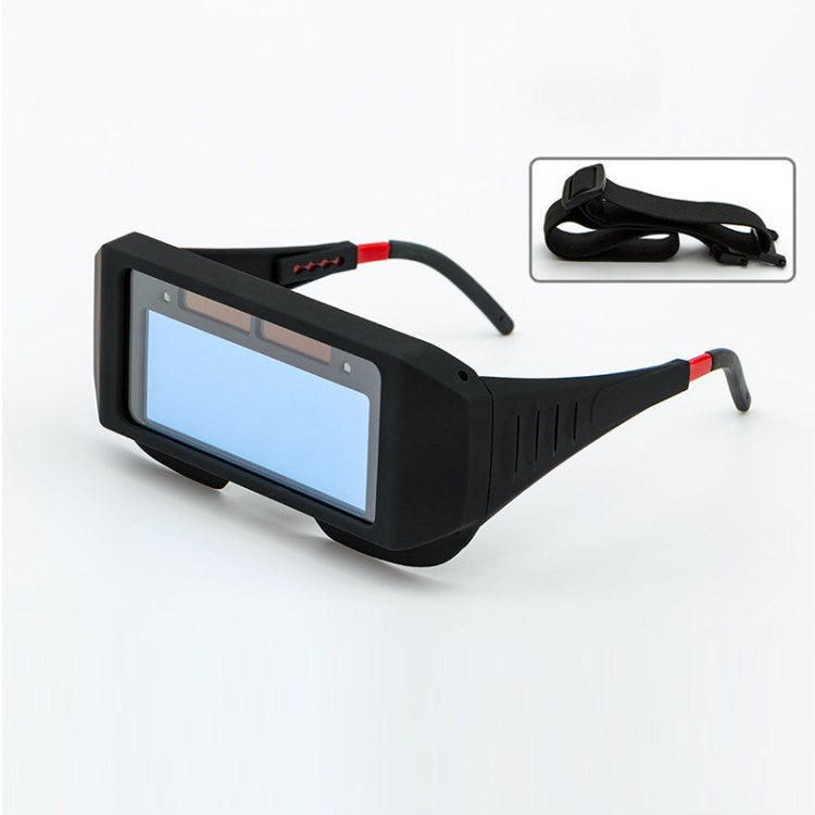 Anti-wear Durable Auto Darkening Welding Mask Helmet Goggles Classic Glasses + Strap