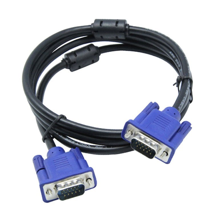 1.5m 3+6 VGA Monitor Cable Male to Male Cord HD15 for PC Laptop TV Projector