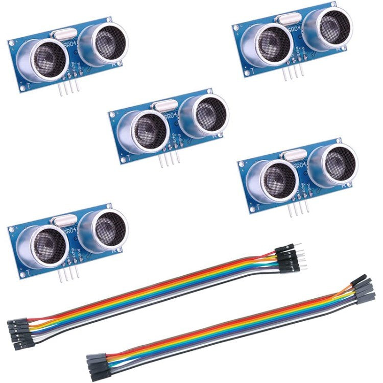 5Pcs HC-SR04 Ultrasonic Module Distance Sensor for MEGA Nano Robet XBee Zigbee Industrial Control Components