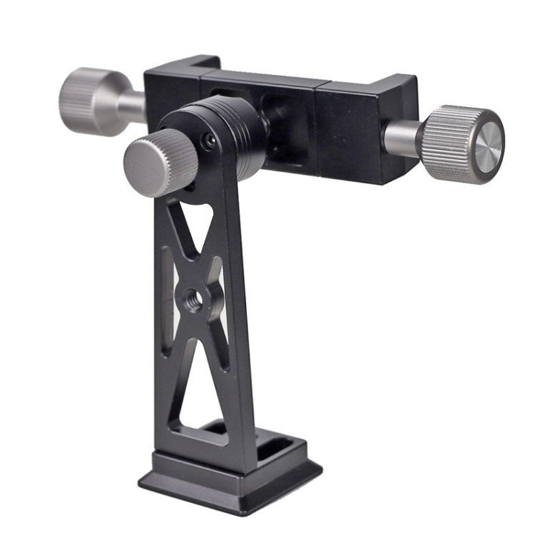 CP-3 Smartphone Tripod Mount Metal Cell Phone Tripod Holder Clip Adapter for 4.5-7.3 inch Phone - Black