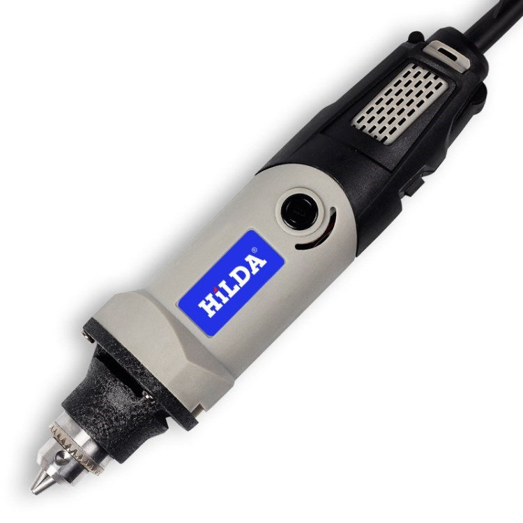 Hilda 400W Electric Power Drill Set Portable Handheld Drill Engraving Tool for Drilling Wood Metal - EU Plug / Drill