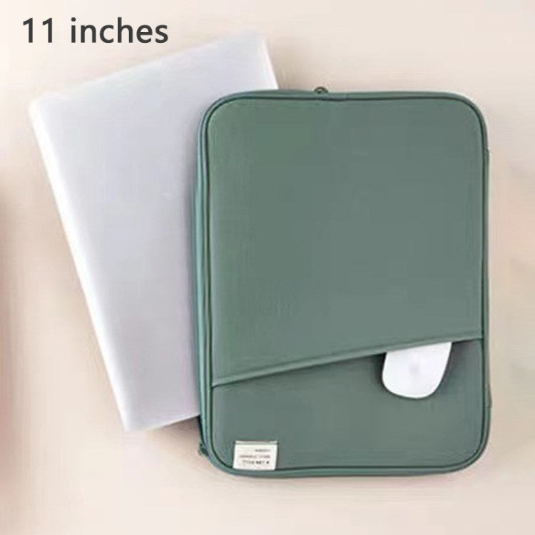 Laptop Sleeve Case Tablet Protective Bag Briefcase Laptop Bag Pouch Cover - Green / 11-inch