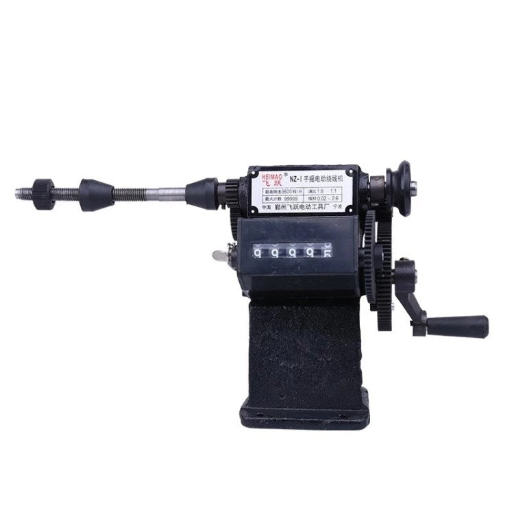 NZ-1 Manual Coil Winding Machine Coil Counting Winder 0-9999 Count Range for Small Coils