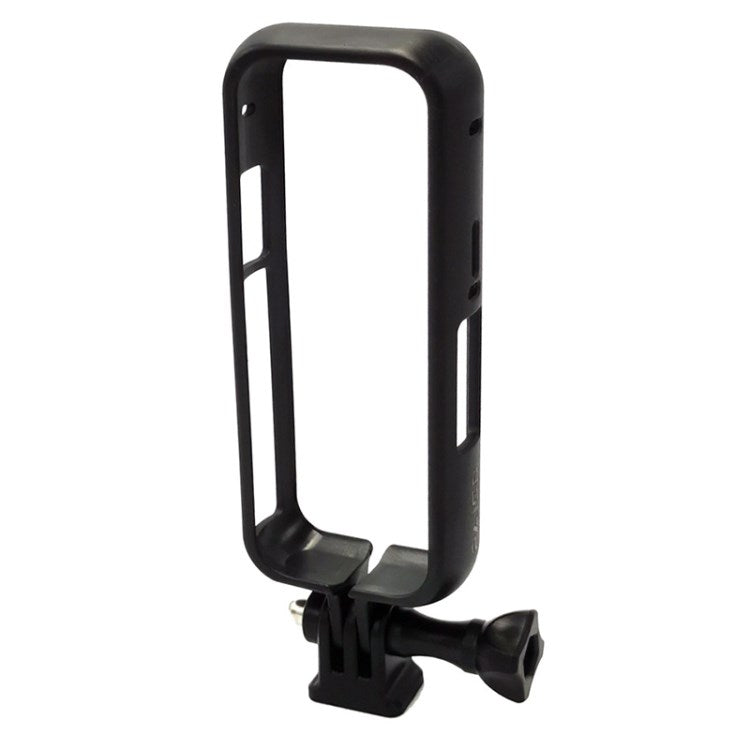 Uniqkart for Insta360 One X3 Panoramic Camera Plastic Protective Frame Anti-drop Cage Mount Bracket - Black