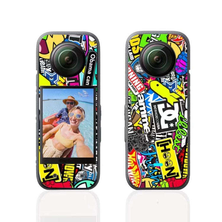 SUMMER BEE Camera Sticker Protective Film for Insta360 One X3 - Style B