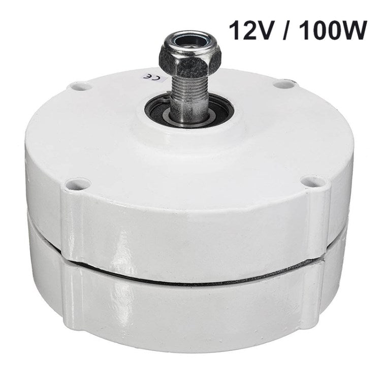Permanent Magnet Generator 12V / 24V 100W / 200W High Efficiency 3-Phase Electric AC Alternator - 100W / 12V