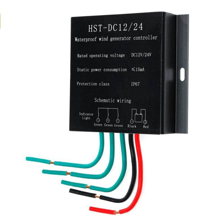 12V / 24V 9000W Waterproof Wind Turbines Generator Battery Charge Controller Regulator