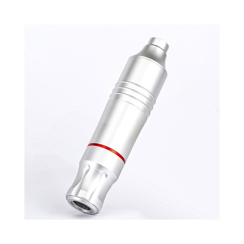 Rotary Tattoo Pen Machine Aluminium Alloy Tattoo Gun Artist Body Makeup - Silver