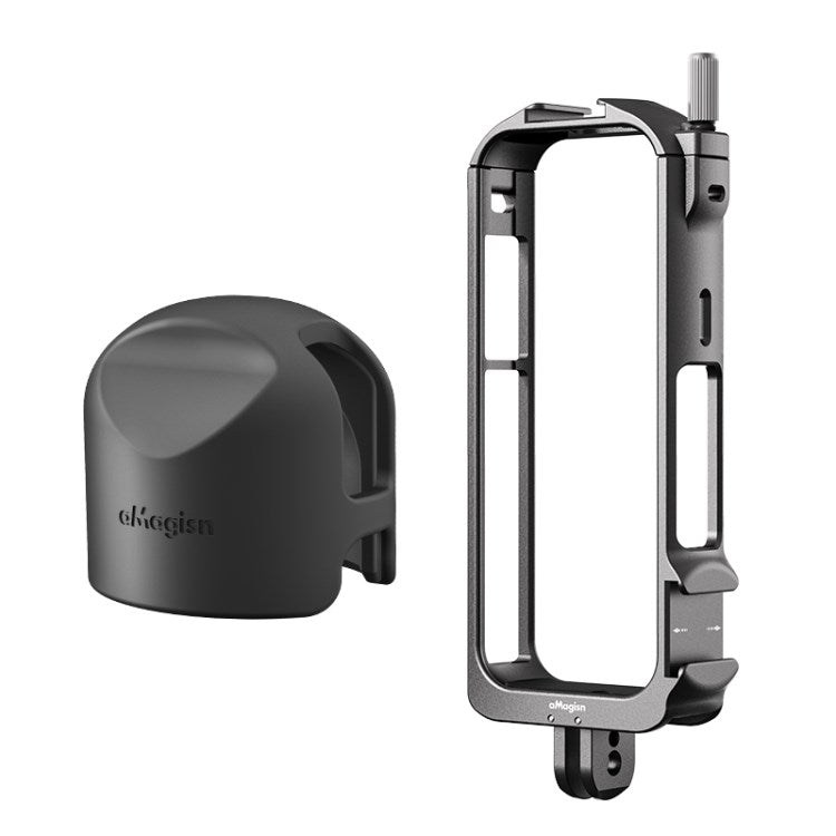 Uniqkart For Insta360 X3 Metal Protective Frame Camera Cage with Lens Cover